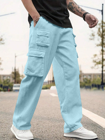 Cargo Cotton Pants.Cargos for Men.Track Pant for Men.Oversize Cargo Trouser.Men's Oversized Cargo Utility Joggers.Multi Poket pent