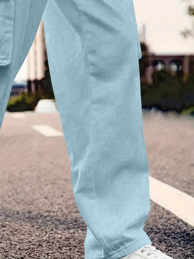 Cargo Cotton for Men.Track Pant for Men.Oversize Cargo Trouser.Men's Oversized Cargo Utility Joggers.Multi Poket pent.Combo Pack Of 2