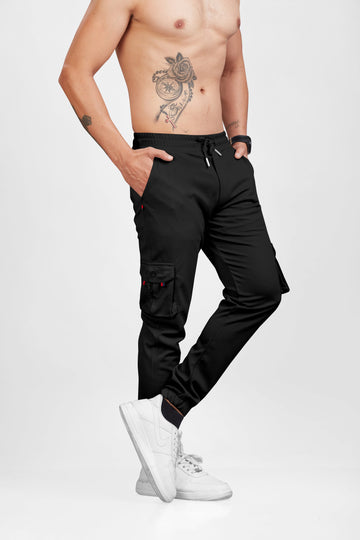 Men Black Cargo || Men Cargo Pants || Men Cargo Pants Cotton || Cargos for Men || 6 Poket