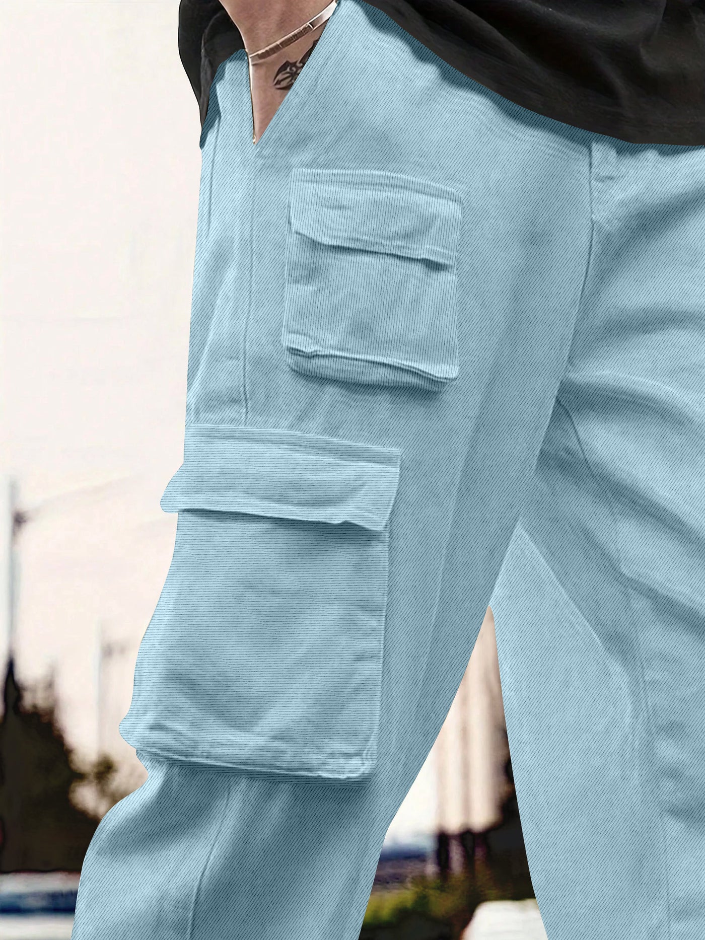 Cargo Cotton for Men.Track Pant for Men.Oversize Cargo Trouser.Men's Oversized Cargo Utility Joggers.Multi Poket pent.Combo Pack Of 2