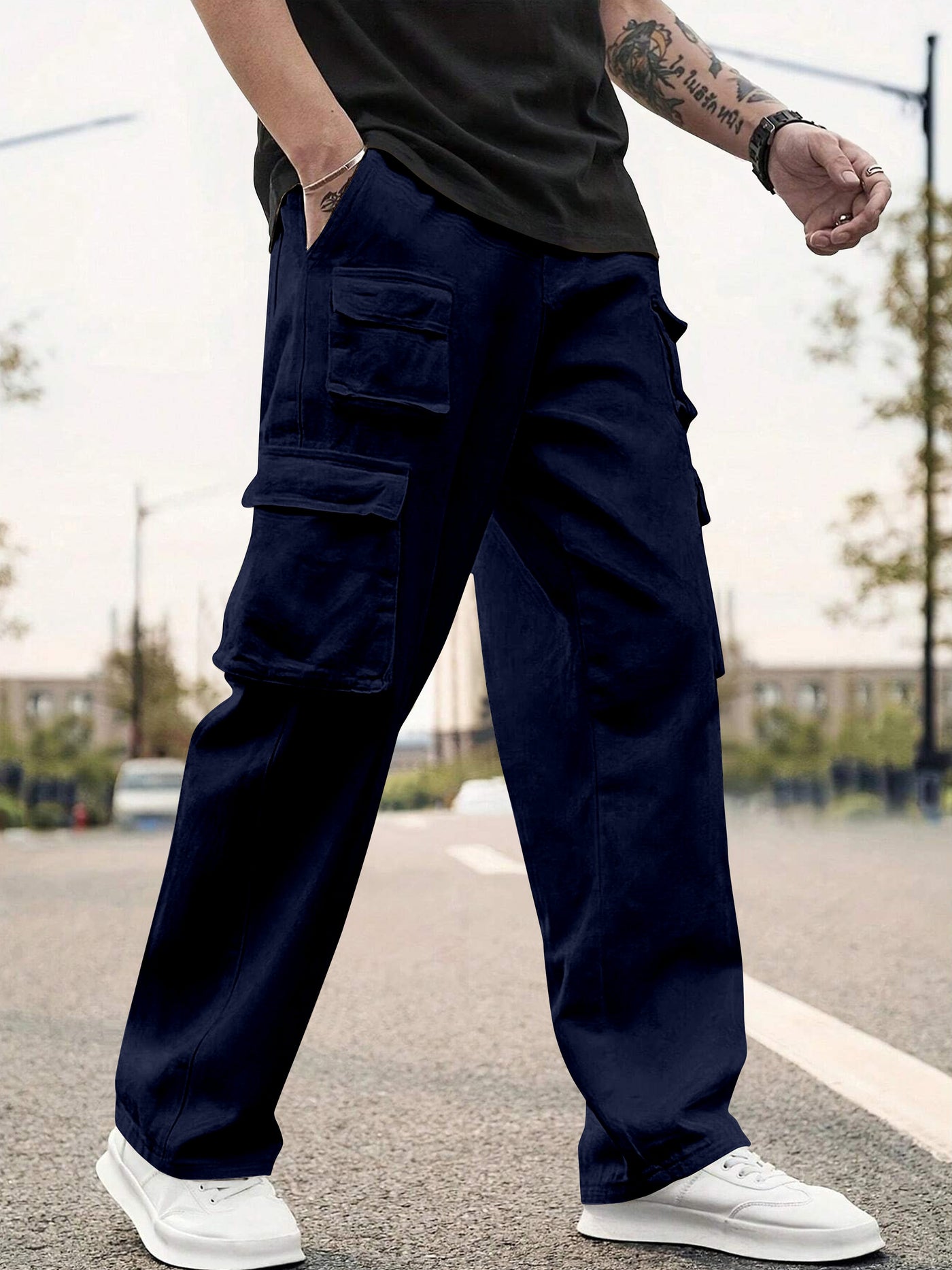 Cargo Cotton Pants.Cargos for Men.Track Pant for Men.Oversize Cargo Trouser.Men's Oversized Cargo Utility Joggers.Multi Poket pent