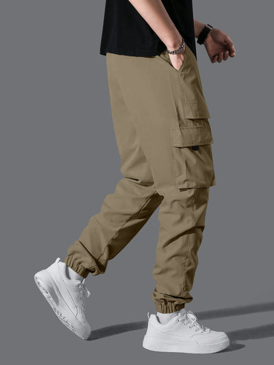 Professional Men's Cargo Pants.Classic Men's Cargo Pants with Multi-Pocket Design.Modern Fit Men's Trousers.Lightweight Men's Joggers.