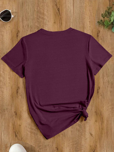 Women's And Girl's Cotton Regular Fit Half Sleeve Printed T-Shirt.Stylish Brand Girls Tshirt.Everday Tshirt.Best For Gym,Yoga,Beach.(Pack Of 3)