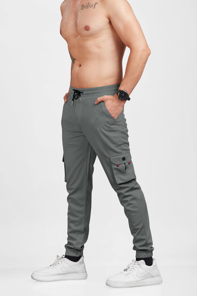 Men Dark Grey Cargo || Men Cargo Pants || Men Cargo Pants Cotton || Cargos for Men || 6 Poket