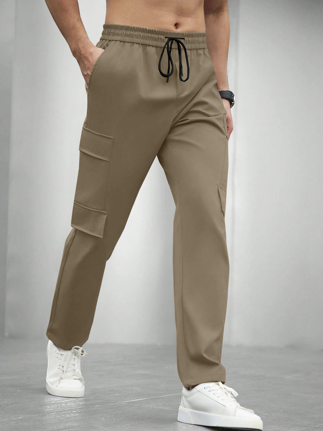 High-Stretch Tech Trousers for Every Day.Durable Multi-Pocket Cargo Pants.Moisture-Wicking Athletic Track Pants.Elegant Straight-Leg Office Trousers.