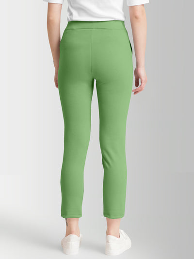 Women's Pista Skinny Fit High Rise Clean Look Regular Length Stretchable Trouser.Track Pant.Jogger.Pant.Body Fit Pent.Formal Trouser.