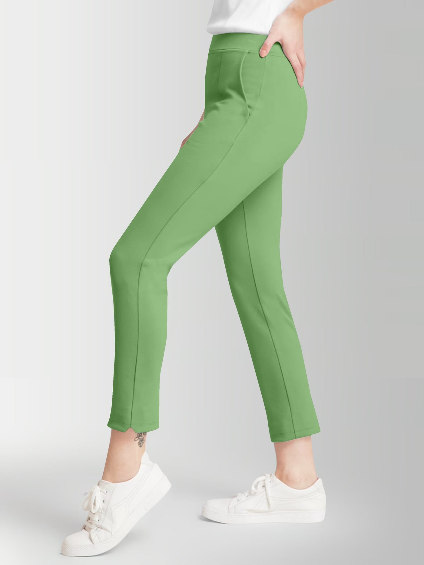 Women's Pista Skinny Fit High Rise Clean Look Regular Length Stretchable Trouser.Track Pant.Jogger.Pant.Body Fit Pent.Formal Trouser.