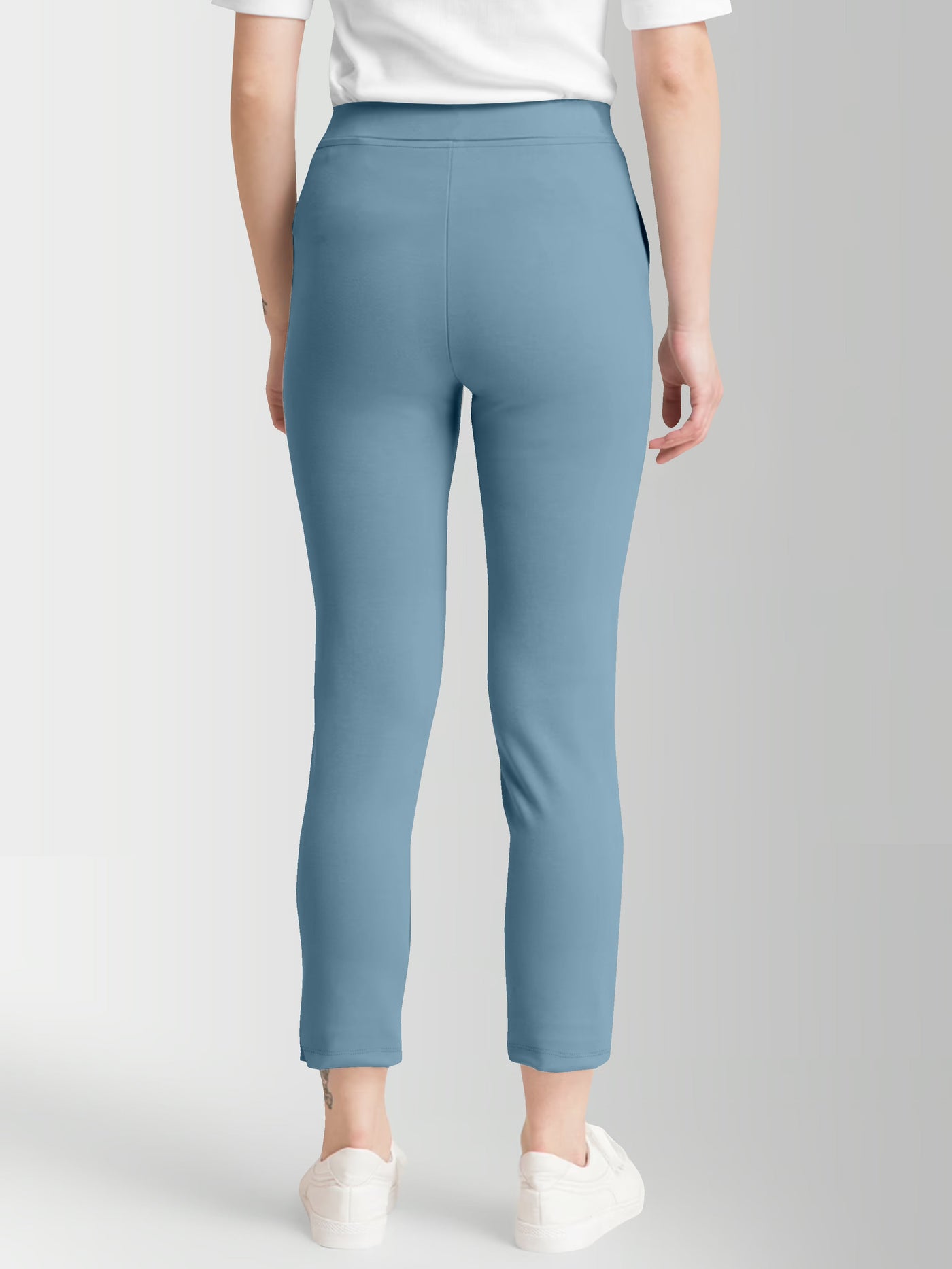 Women's Mint Skinny Fit High Rise Clean Look Regular Length Stretchable Trouser.Track Pant.Jogger.Pant.Body Fit Pent.Formal Trouser.