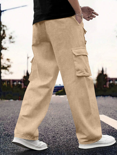 Cargo Cotton for Men.Track Pant for Men.Oversize Cargo Trouser.Men's Oversized Cargo Utility Joggers.Multi Poket pent.Combo Pack Of 2