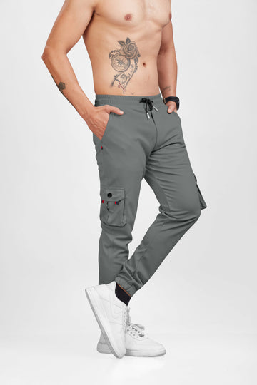 Men Dark Grey Cargo || Men Cargo Pants || Men Cargo Pants Cotton || Cargos for Men || 6 Poket