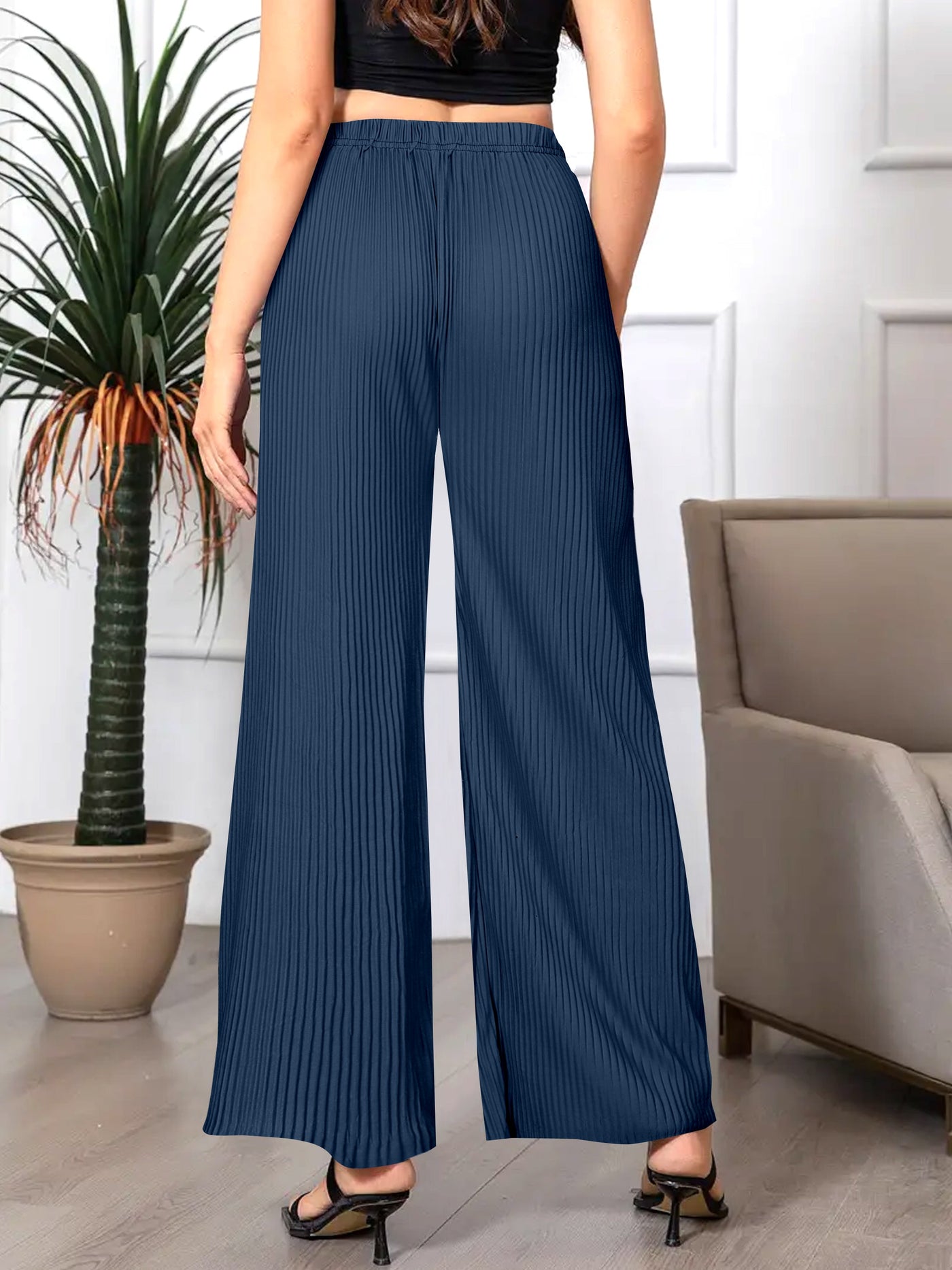 Buy 1 Get 1 Free on Women's Lycra Palazzos