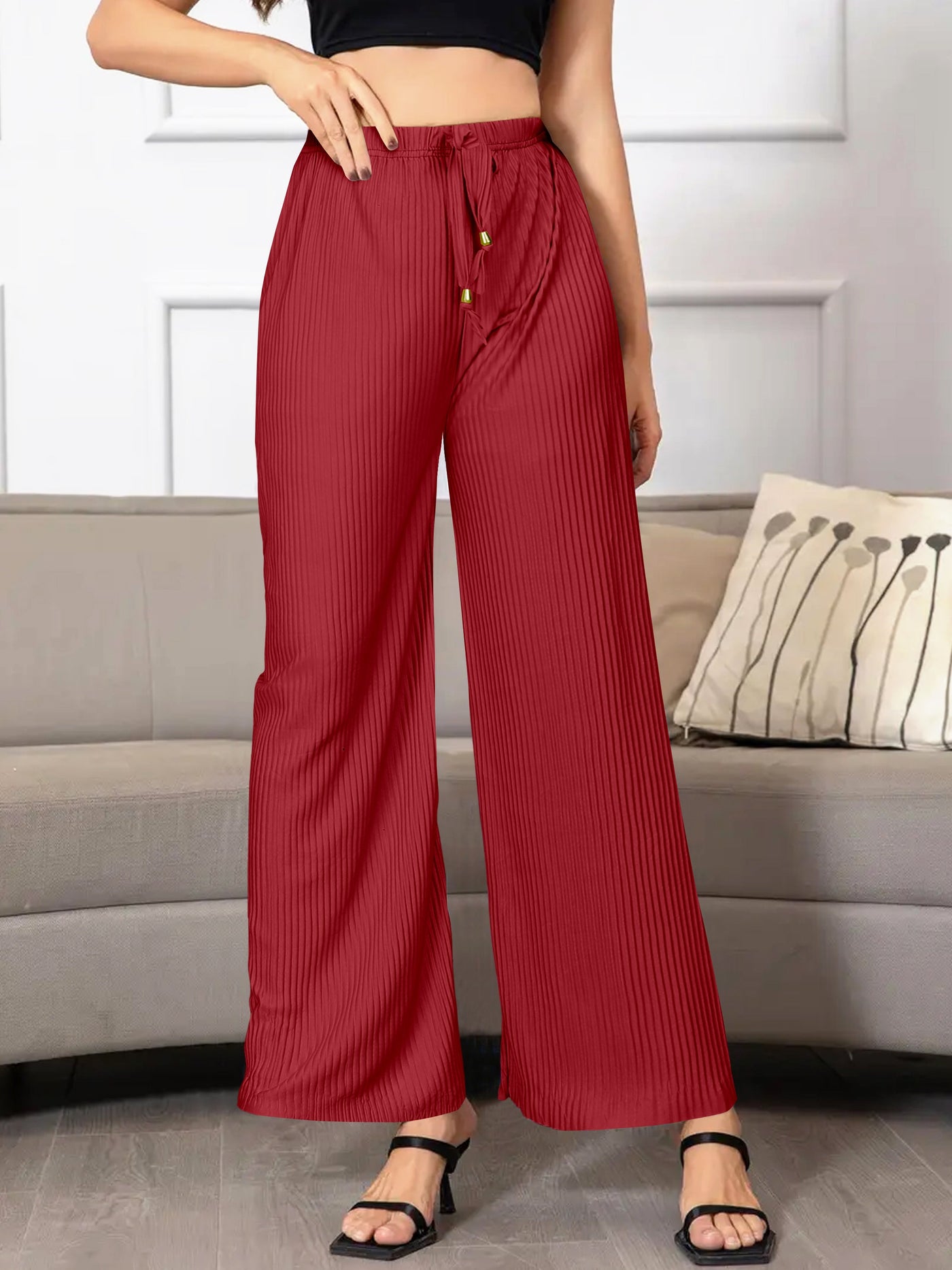 Buy 1 Get 1 Free on Women's Lycra Palazzos