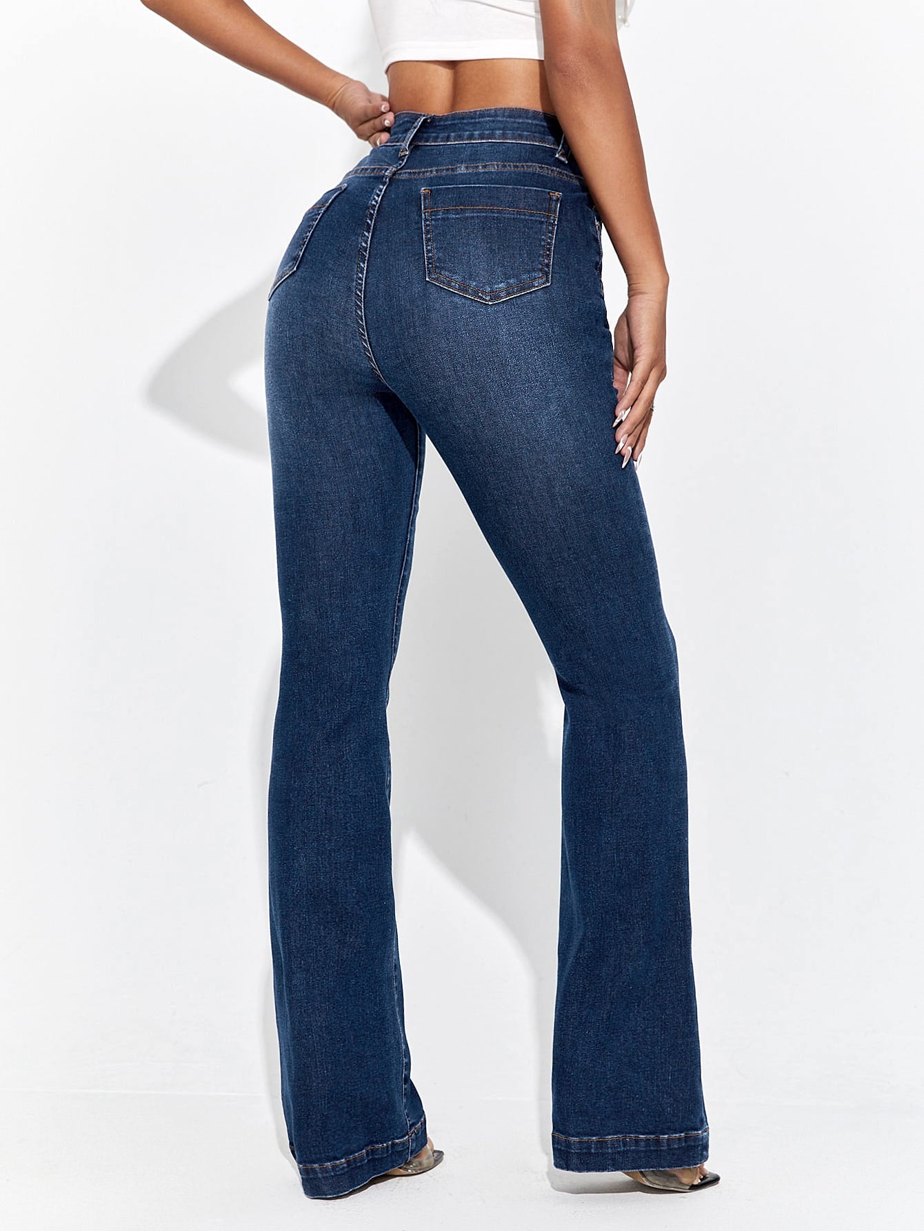 MEELANA Women's Bell Bottom Jeans