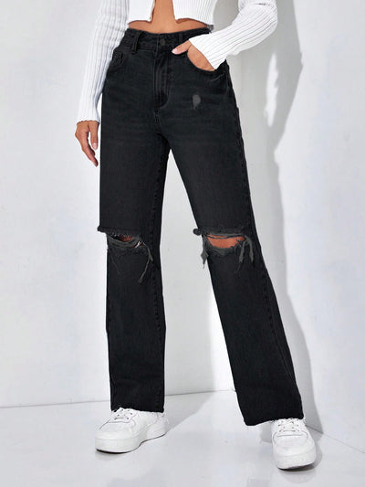 MEELANA 2 Cut Women's Jeans