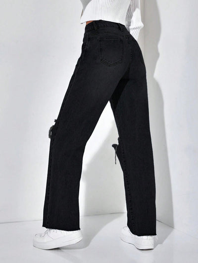 MEELANA 2 Cut Women's Jeans