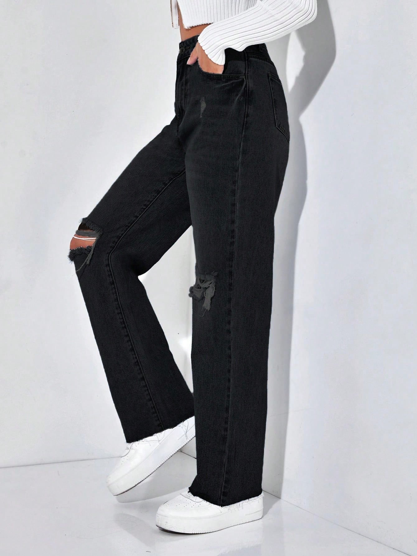 MEELANA 2 Cut Women's Jeans