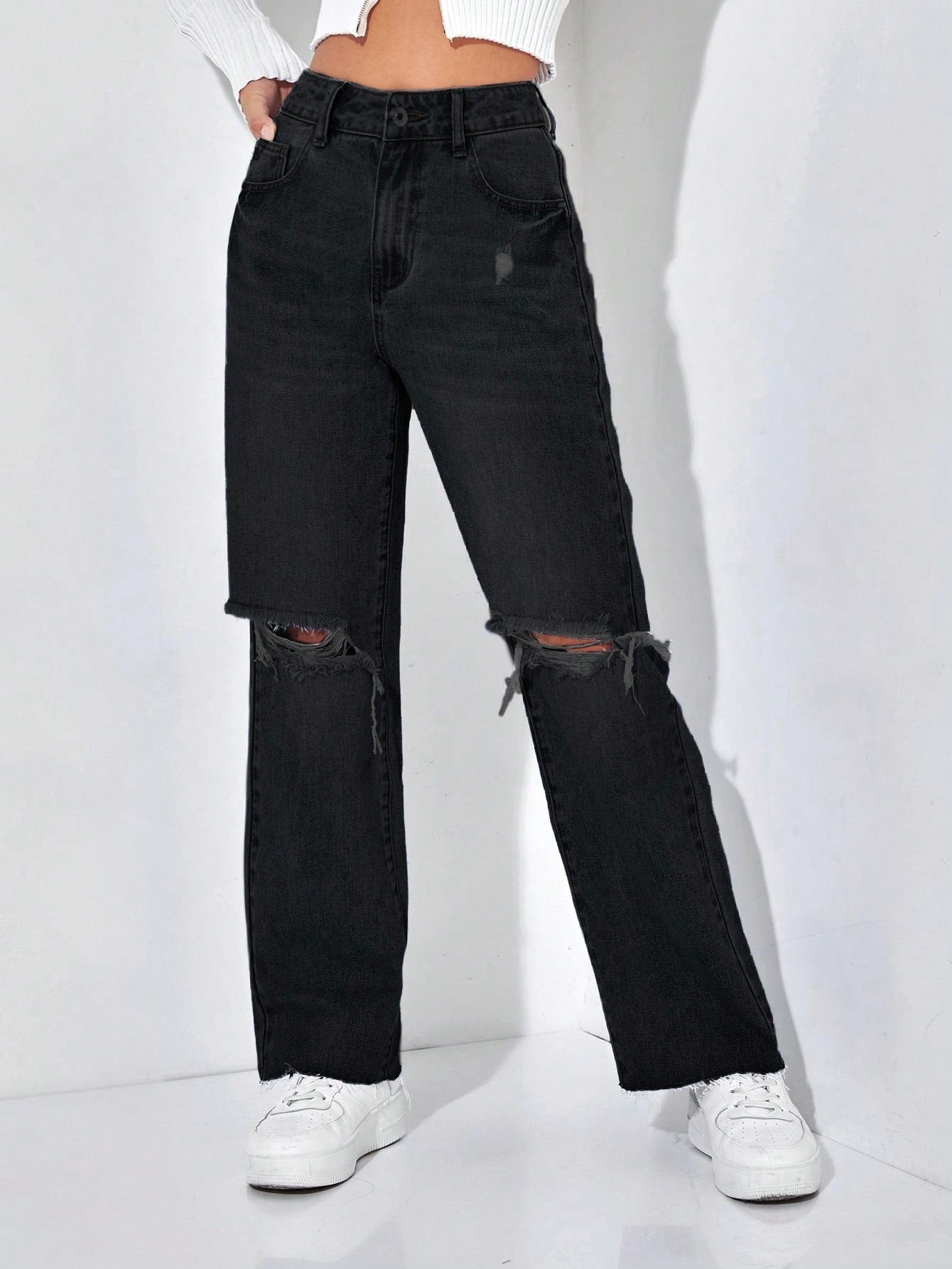 MEELANA 2 Cut Women's Jeans