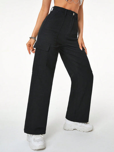 MEELANA Women's 6 Pocket Cargo Jeans