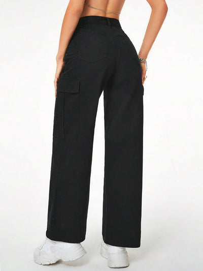 MEELANA Women's 6 Pocket Cargo Jeans