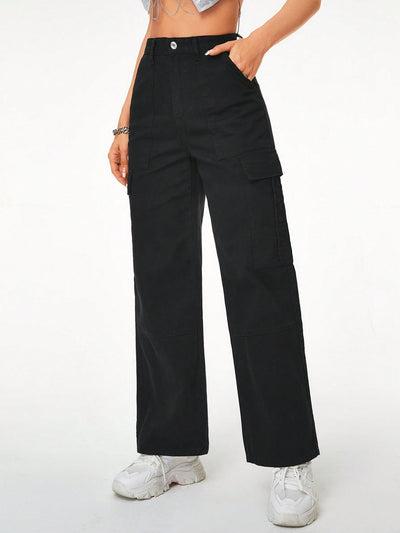 MEELANA Women's 6 Pocket Cargo Jeans
