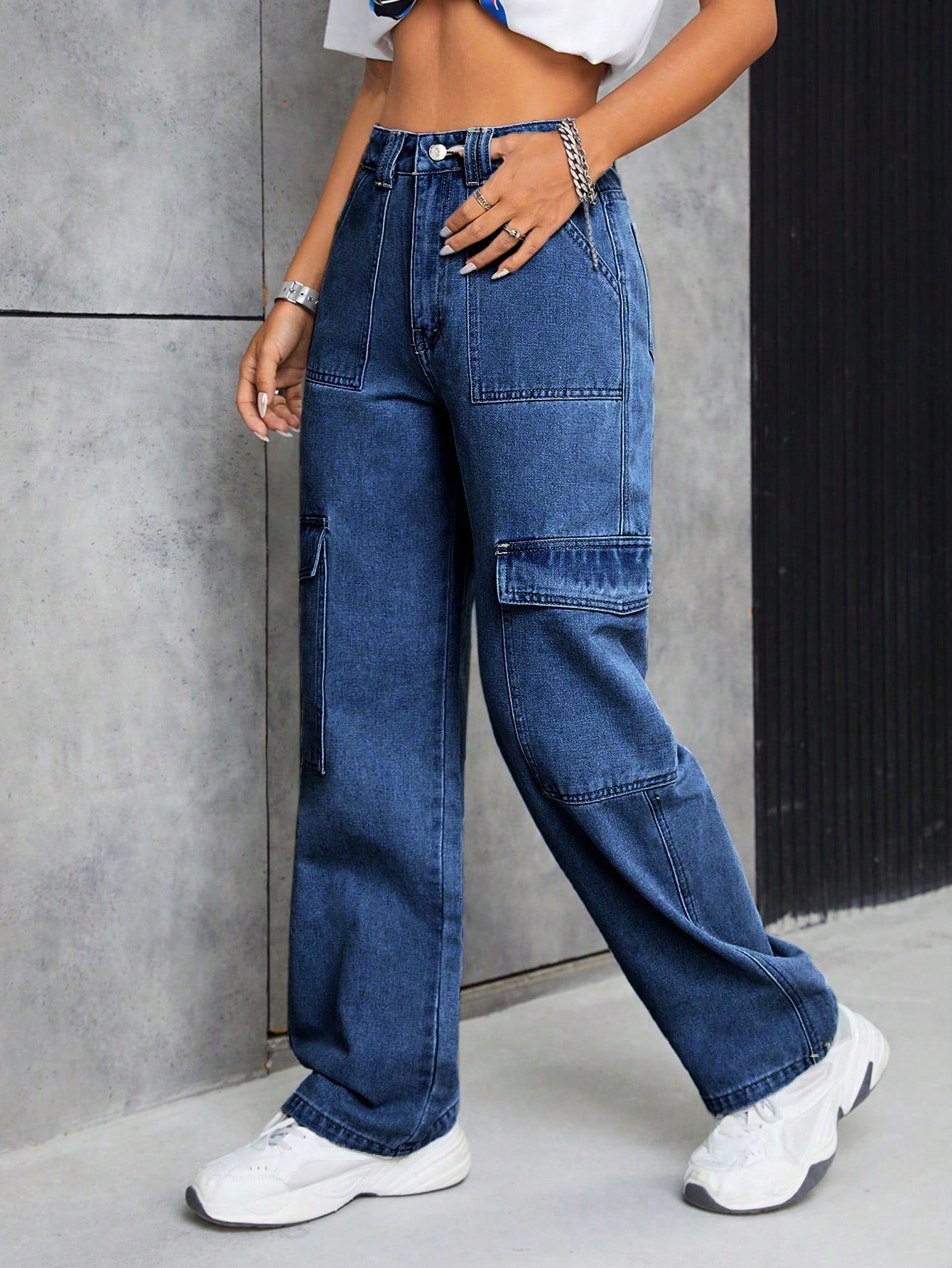 MEELANA Women's 6 Pocket Jeans