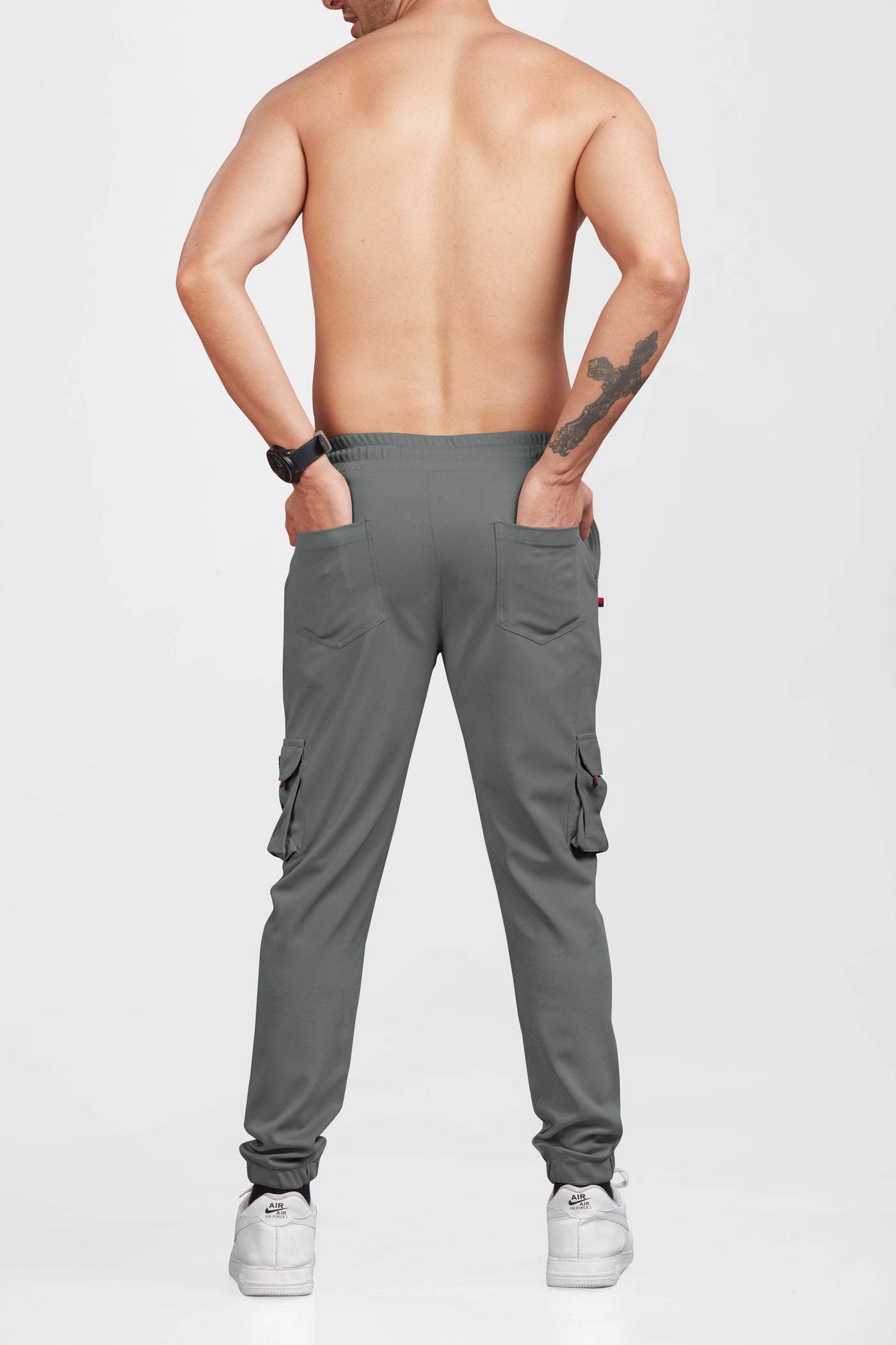 Men Dark Grey Cargo || Men Cargo Pants || Men Cargo Pants Cotton || Cargos for Men || 6 Poket