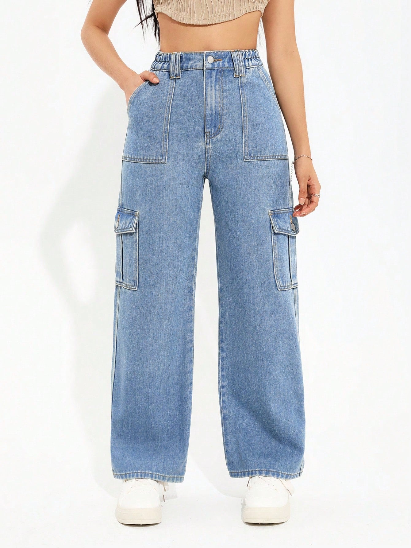 MEELANA Women's 6 Pocket Jeans