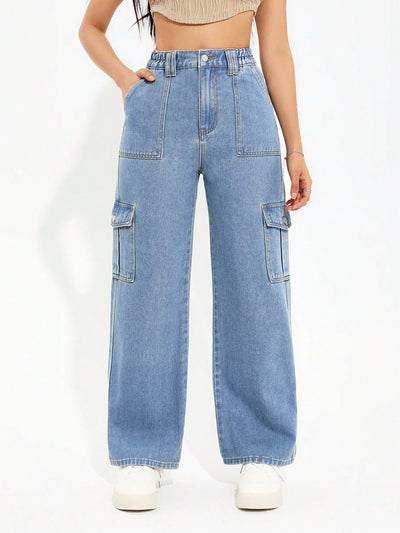 MEELANA Women's 6 Pocket Jeans