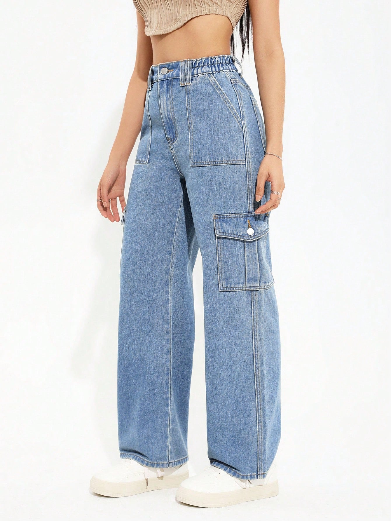 MEELANA Women's 6 Pocket Jeans