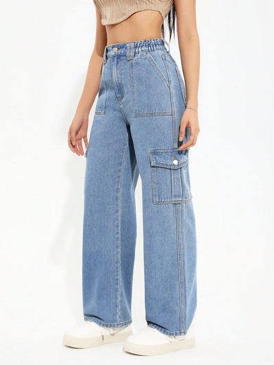 MEELANA Women's 6 Pocket Jeans