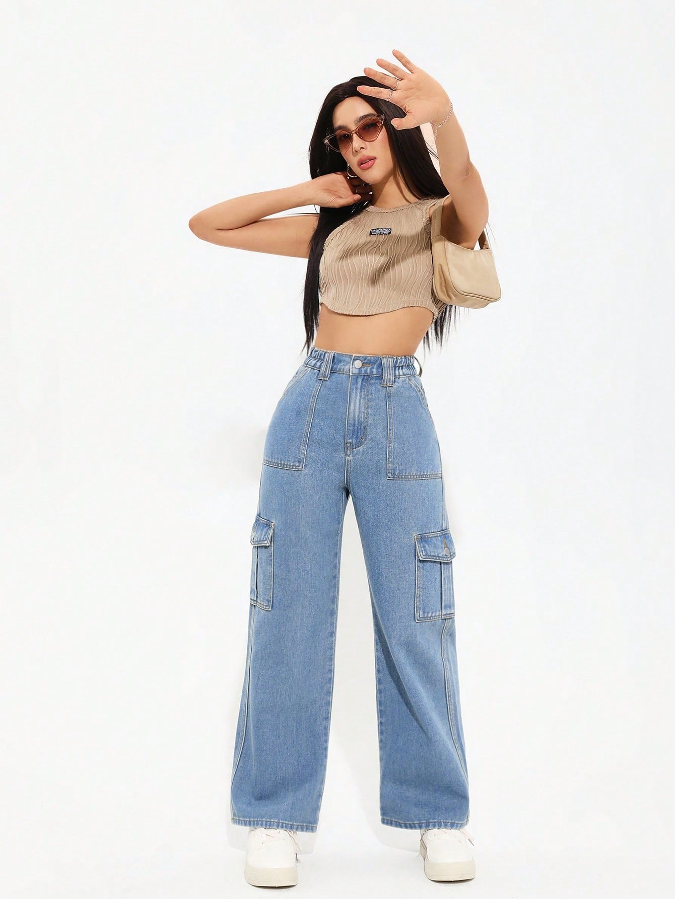 MEELANA Women's 6 Pocket Jeans