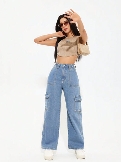 MEELANA Women's 6 Pocket Jeans