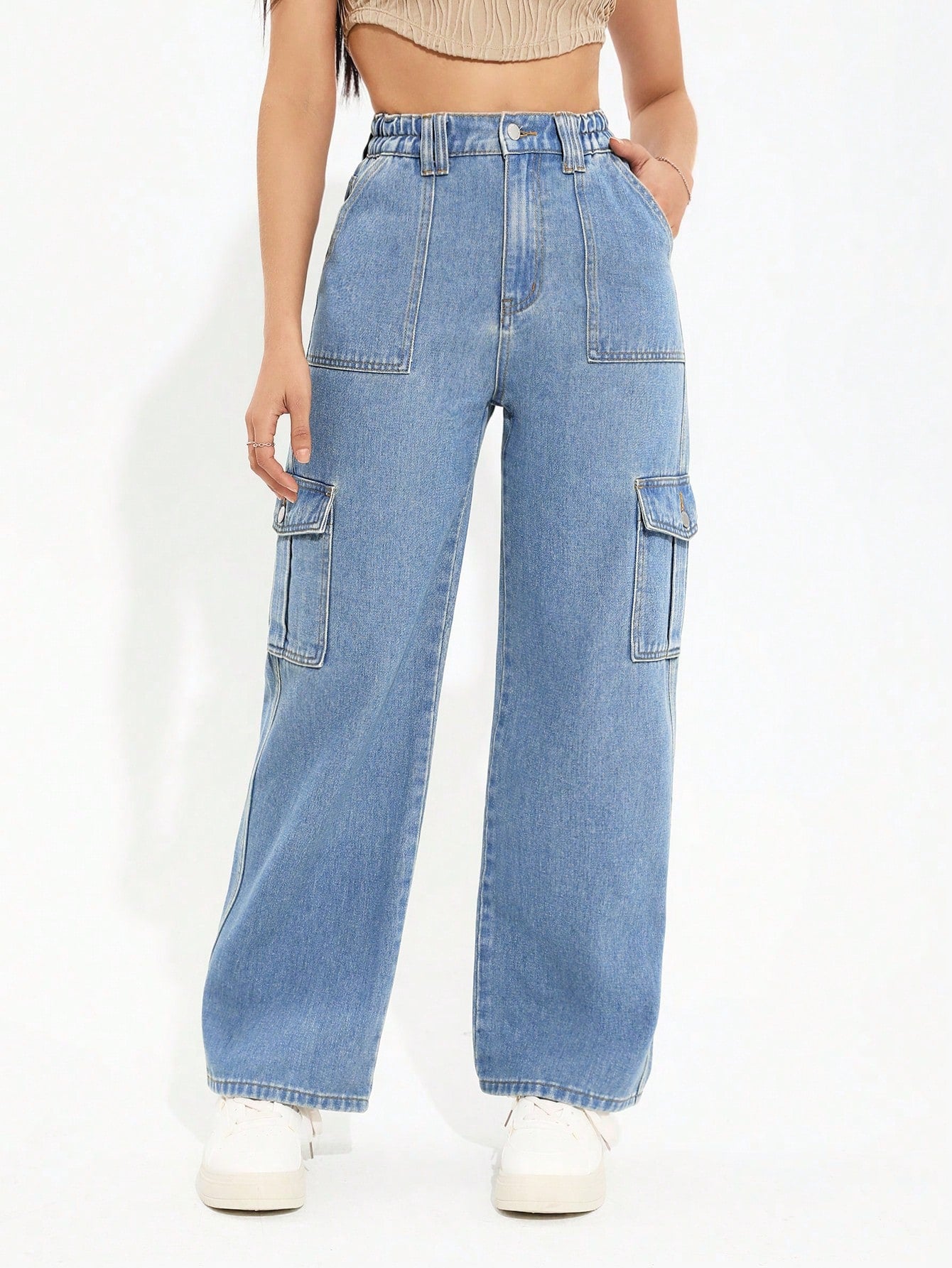 MEELANA Women's 6 Pocket Jeans