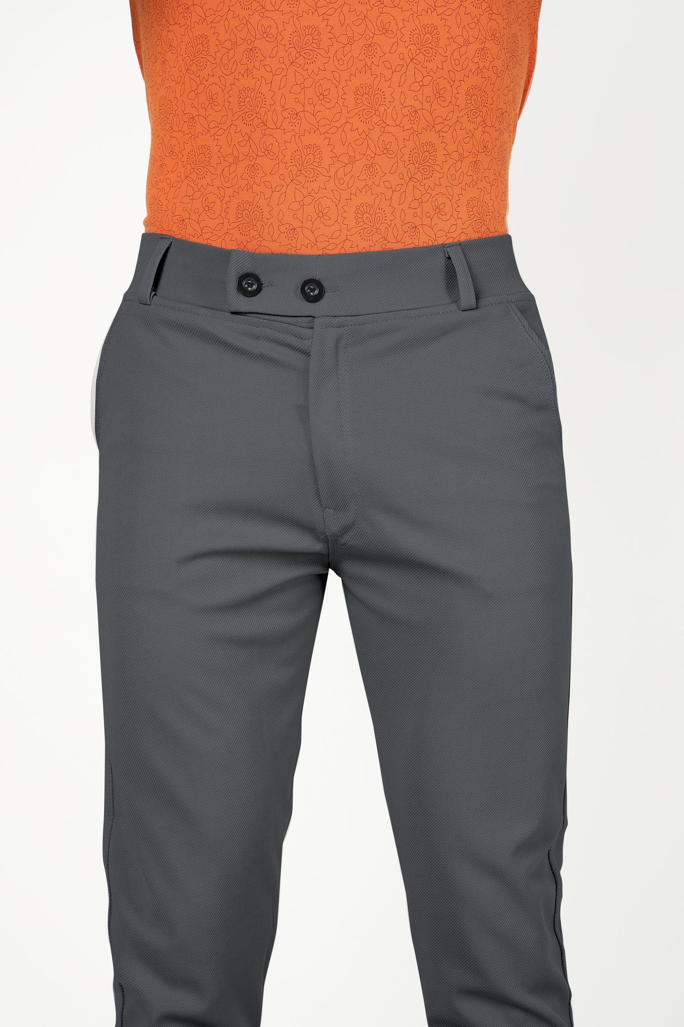 Dark Grey Lycra Stretchable Formal Slim Fit  Trouser Pant
