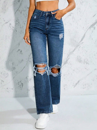 MEELANA 2 Cut Women's Jeans