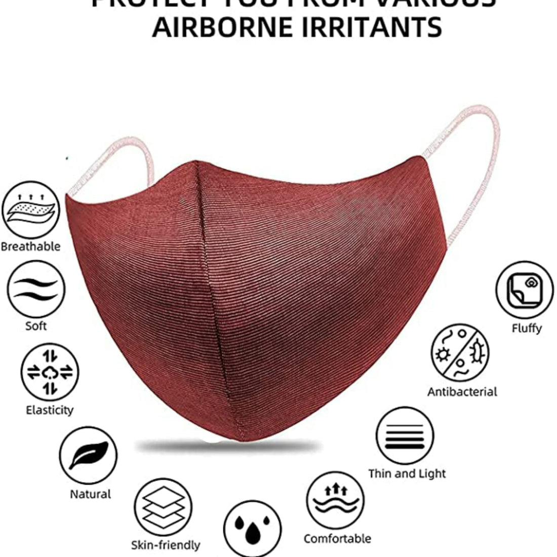 Unisex Cotton Cloth Mask Pack Of 12