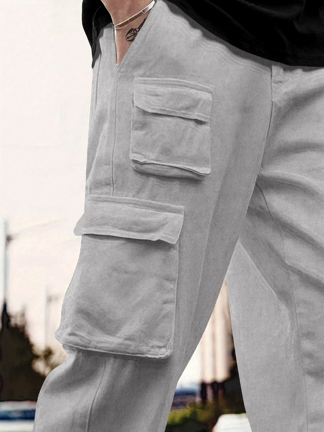 Cargo Cotton for Men.Track Pant for Men.Oversize Cargo Trouser.Men's Oversized Cargo Utility Joggers.Multi Poket pent.Combo Pack Of 2