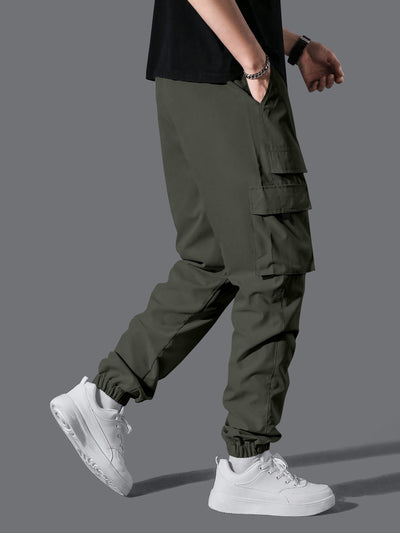 Professional Men's Cargo Pants.Classic Men's Cargo Pants with Multi-Pocket Design.Modern Fit Men's Trousers.Lightweight Men's Joggers.