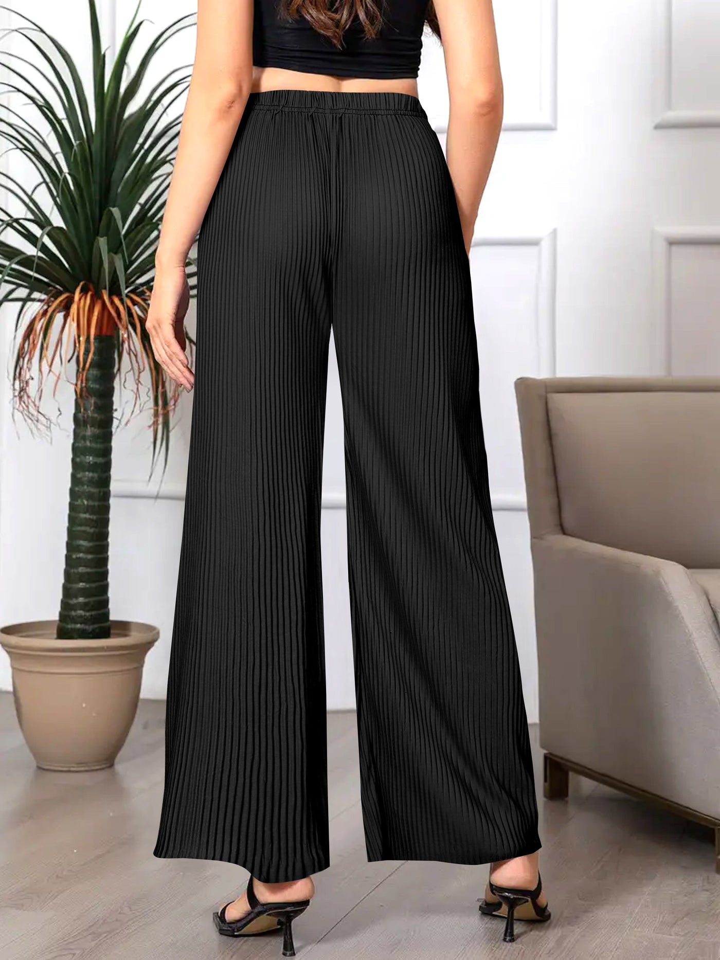 Buy 1 Get 1 Free on Women's Lycra Palazzos