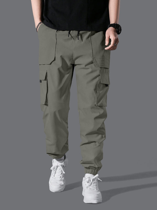 Professional Men's Cargo Pants.Classic Men's Cargo Pants with Multi-Pocket Design.Modern Fit Men's Trousers.Lightweight Men's Joggers.