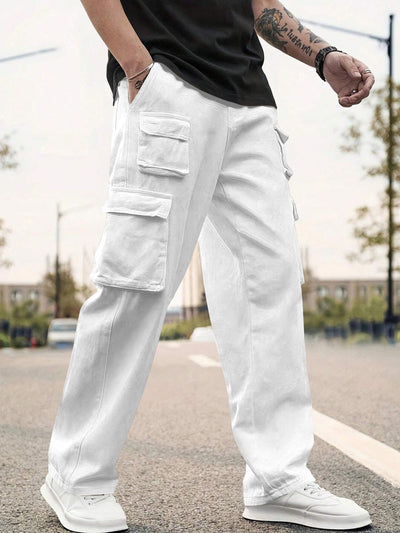 Cargo Cotton Pants.Cargos for Men.Track Pant for Men.Oversize Cargo Trouser.Men's Oversized Cargo Utility Joggers.Multi Poket pent