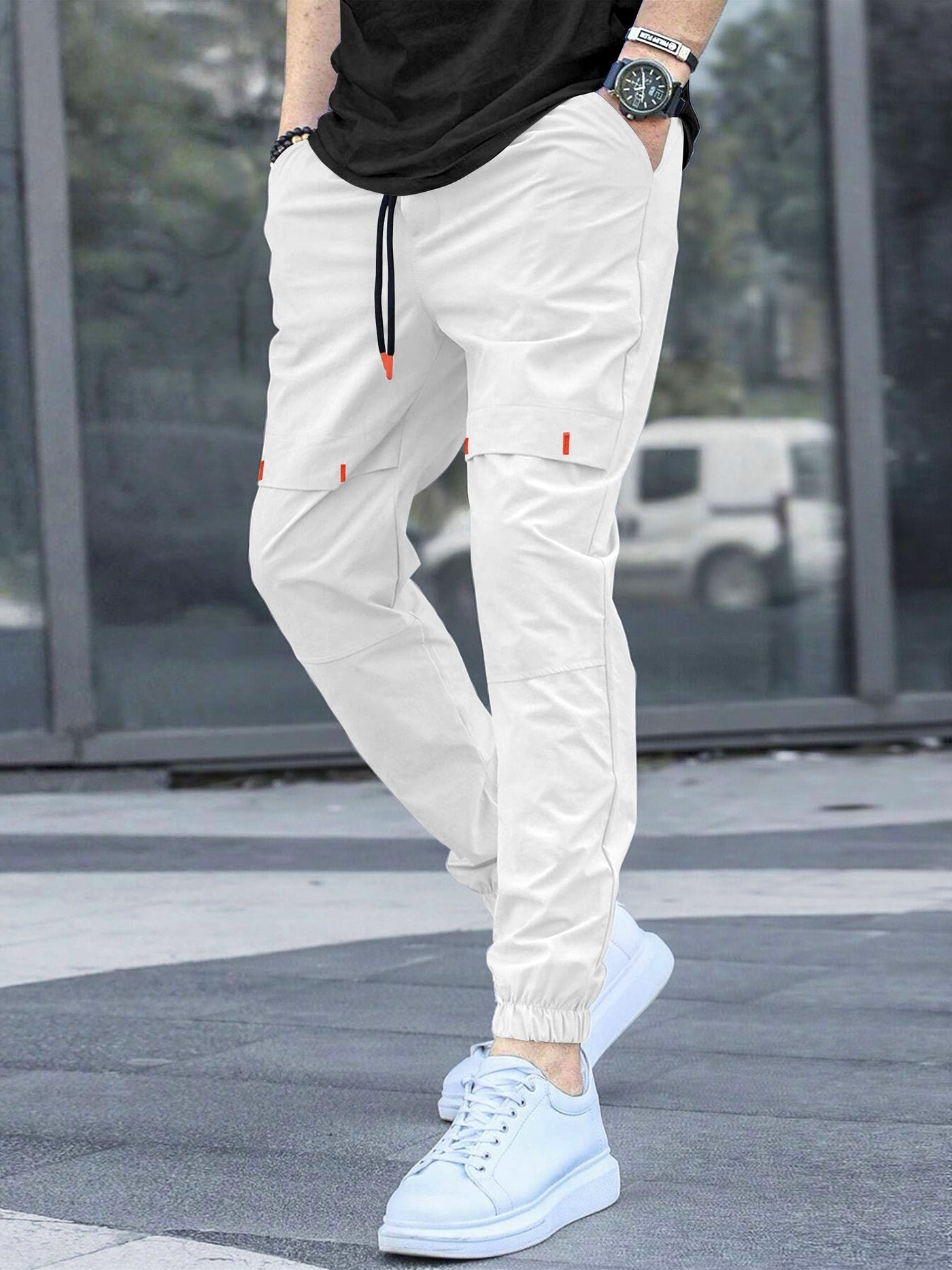 Cargo Cotton Pants.Cargos for Men.Track Pant for Men.Oversize Cargo Trouser.Men's Oversized Cargo Utility Joggers.Multi Poket pent.
