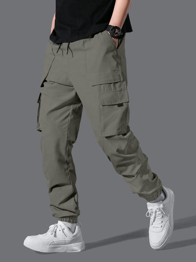 Professional Men's Cargo Pants.Classic Men's Cargo Pants with Multi-Pocket Design.Modern Fit Men's Trousers.Lightweight Men's Joggers.