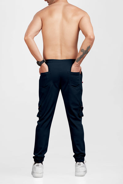 Men Navy Blue Cargo || Men Cargo Pants || Men Cargo Pants Cotton || Cargos for Men || 6 Poket