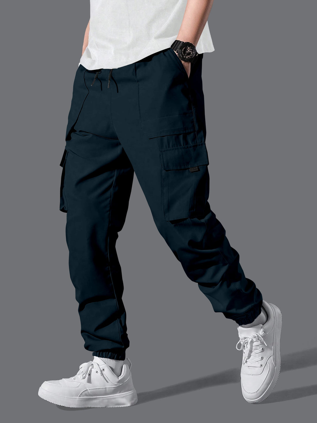 Professional Men's Cargo Pants.Classic Men's Cargo Pants with Multi-Pocket Design.Modern Fit Men's Trousers.Lightweight Men's Joggers.