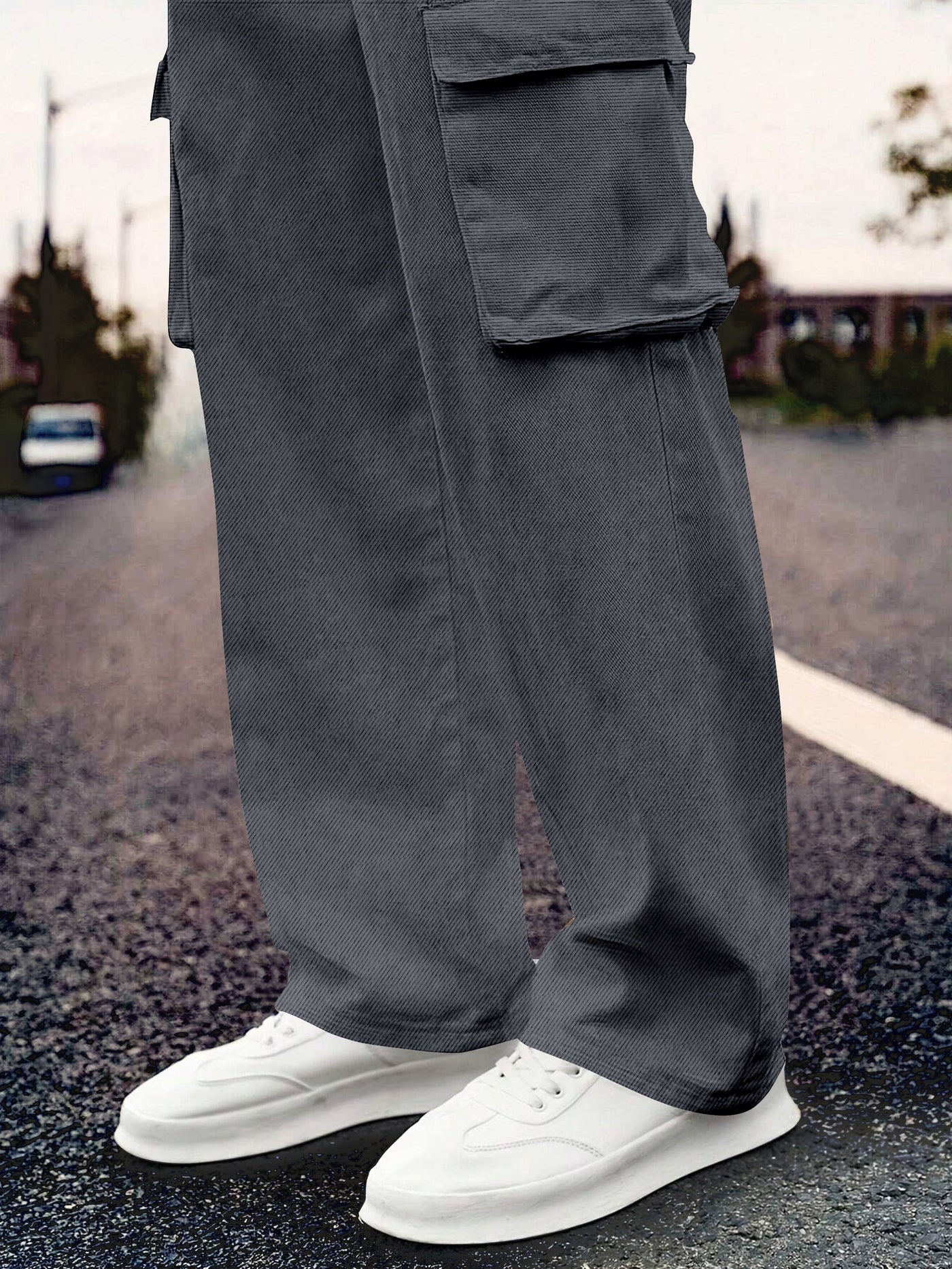 Cargo Cotton for Men.Track Pant for Men.Oversize Cargo Trouser.Men's Oversized Cargo Utility Joggers.Multi Poket pent.Combo Pack Of 2