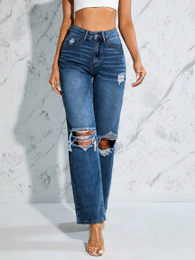 MEELANA 2 Cut Women's Jeans