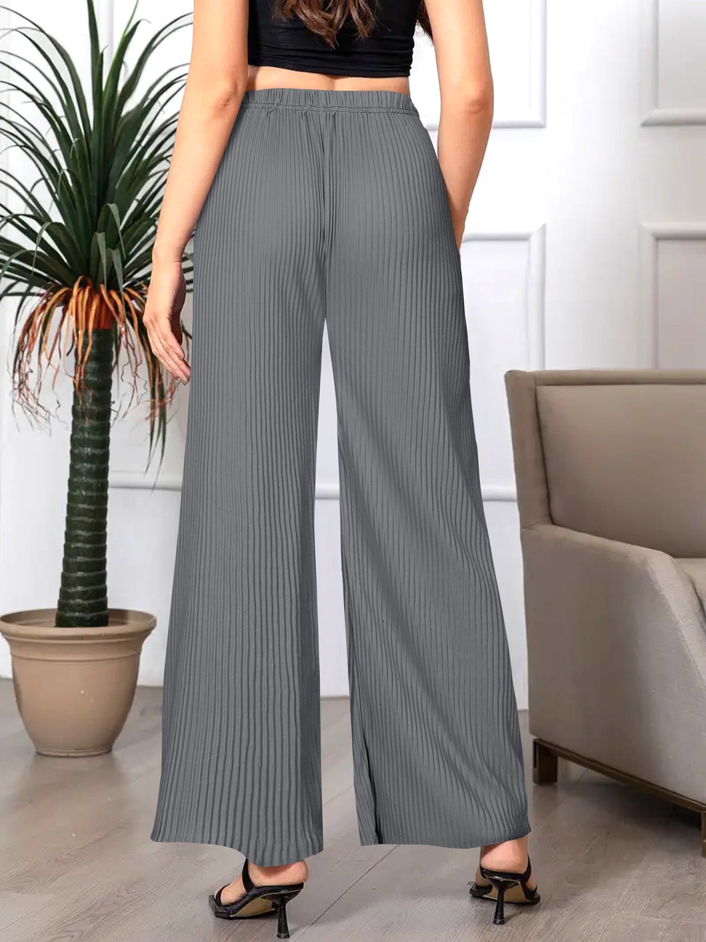 Buy 1 Get 1 Free on Women's Lycra Palazzos