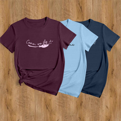 Women's And Girl's Cotton Regular Fit Half Sleeve Printed T-Shirt.Stylish Brand Girls Tshirt.Everday Tshirt.Best For Gym,Yoga,Beach.(Pack Of 3)