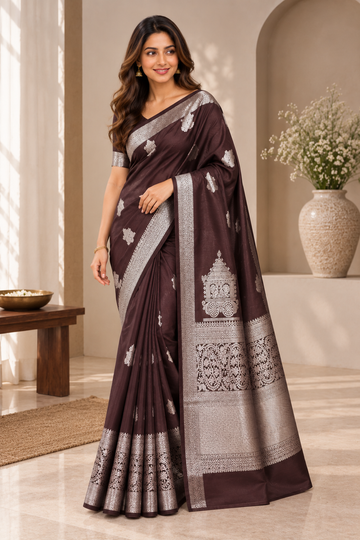BANARASI SOFT SILK SAREE
